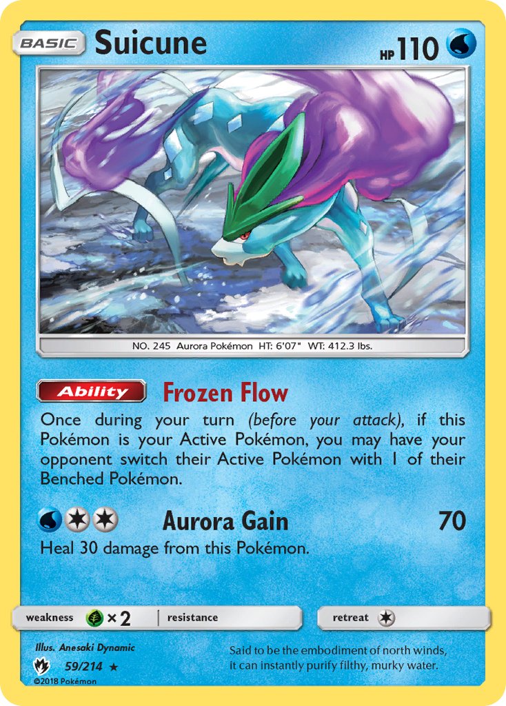 Suicune [Reverse Holo]